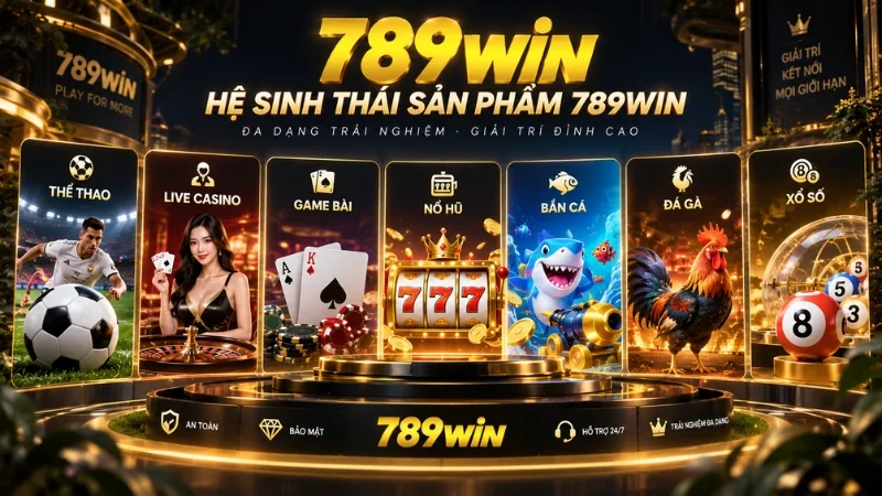 Hệ sinh thái sản phẩm 789WIN