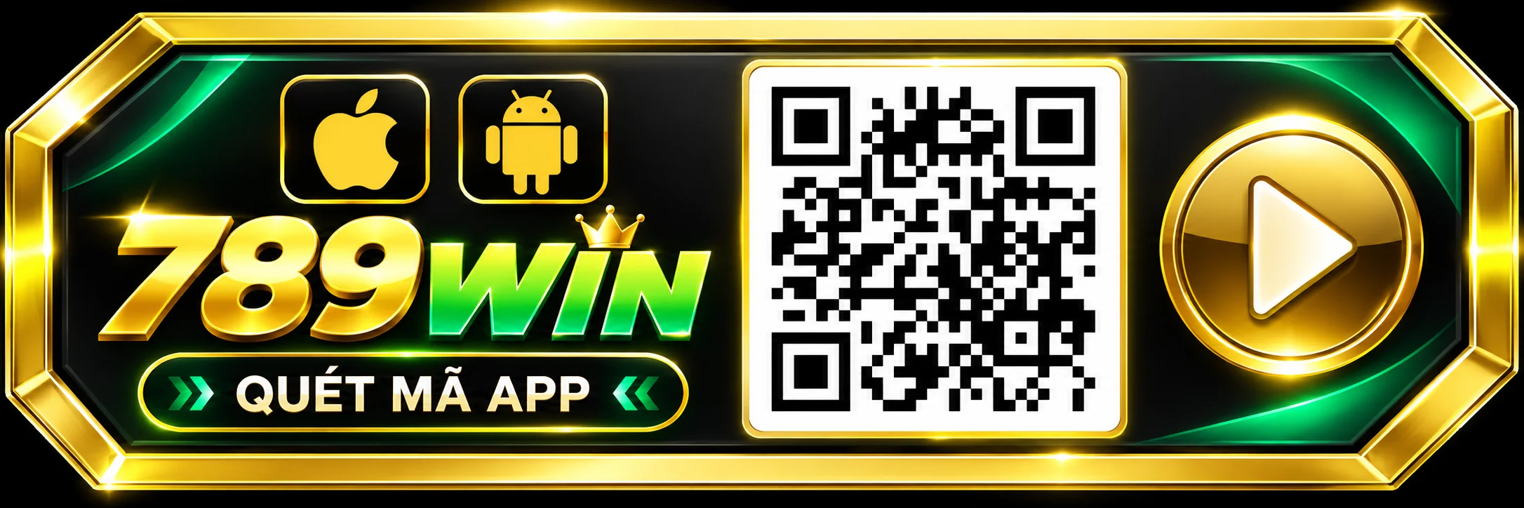 Mã QR truy cập 789WIN trên điện thoại iOS và Android